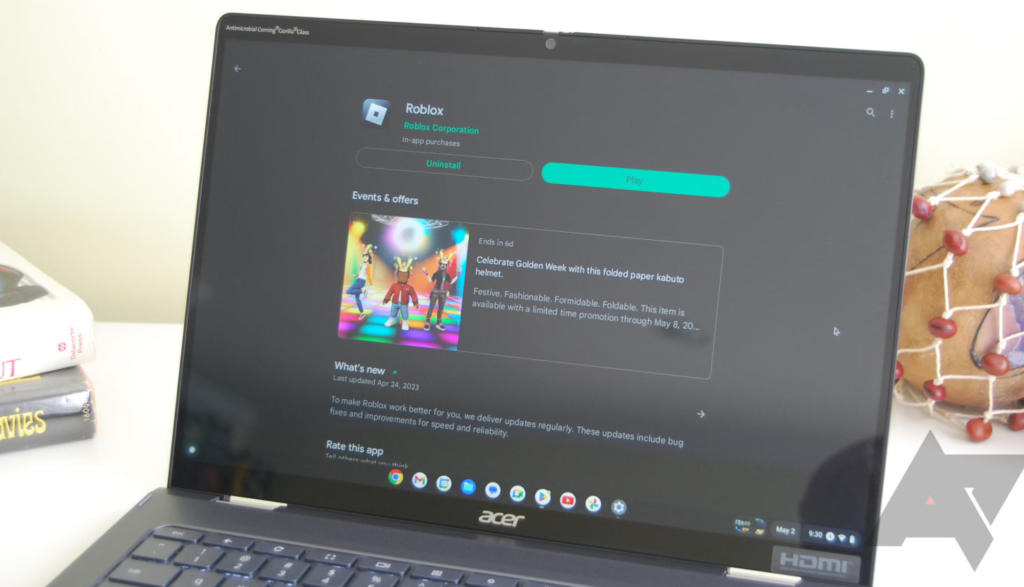Roblox for Chromebook